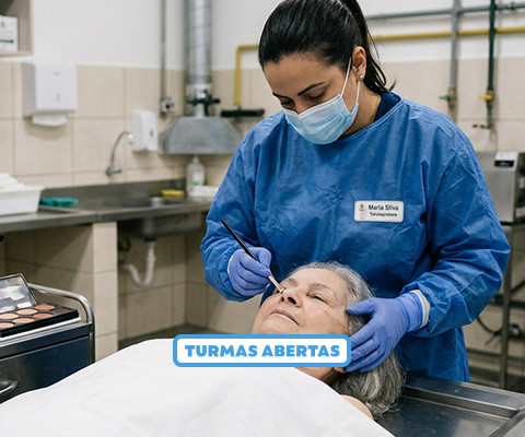 Tanatopraxia e Necromaquiagem Aplicada